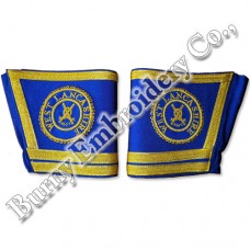 Masonic Regalia Hands Embroidery Bullion Wire Cuffs